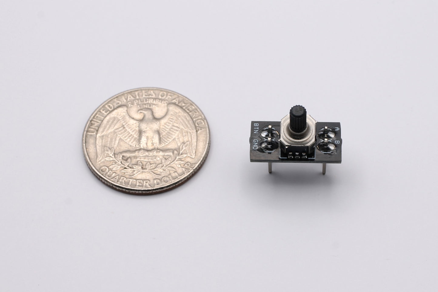 Mini Rotary Encoder w/ Push Button Breakout Board