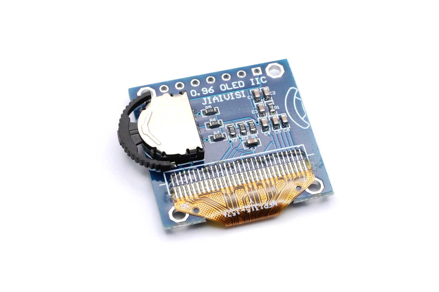 0.96" SSD1315 128x64 OLED w/ 3-way Nav Push Button