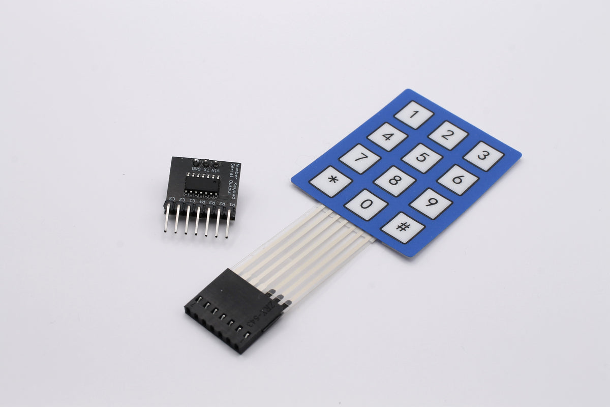 Uart Keypad Module Numerical Flexible Keypad Matrix UART Serial Out – Questwise Ventures