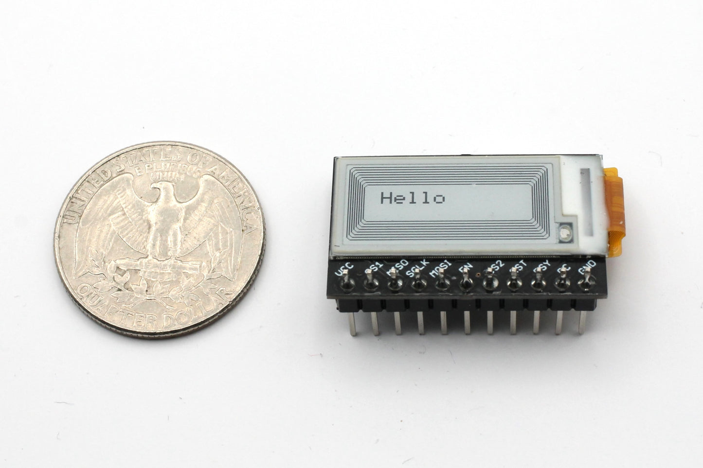 Tiny 0.97" Mono eInk ePaper SPI 184x88 Display