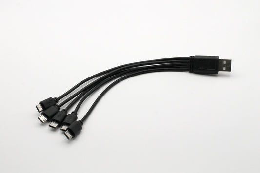 5-in-1 USB to Micro-USB Power Splitter Cable