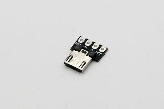 Male Micro-USB Breakout Board: Inject Power & Data Signals Into Micro-USB Devices